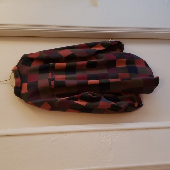 Vintage Fila Plaid Sweater Coat Size L - Picture 11 of 14